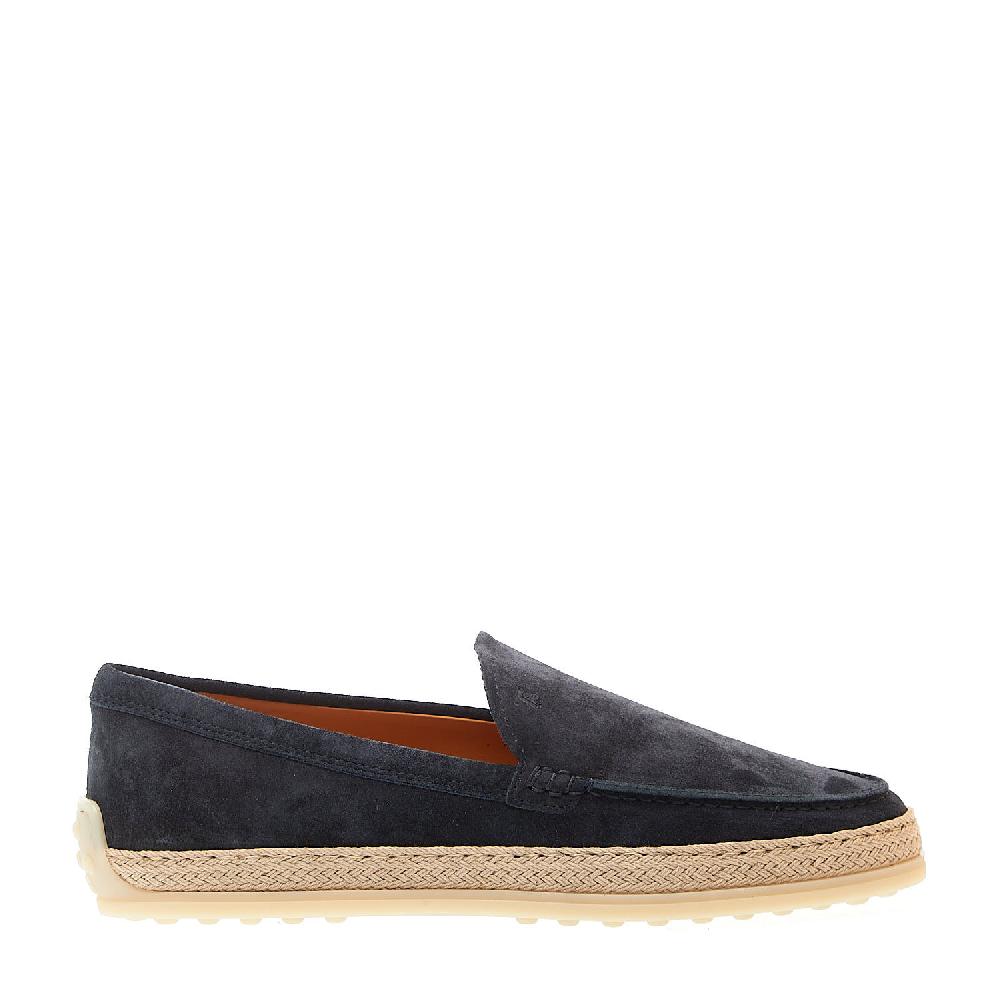 Sorelle Perego pantofola in camoscio blu con corda Offerta Pasqua