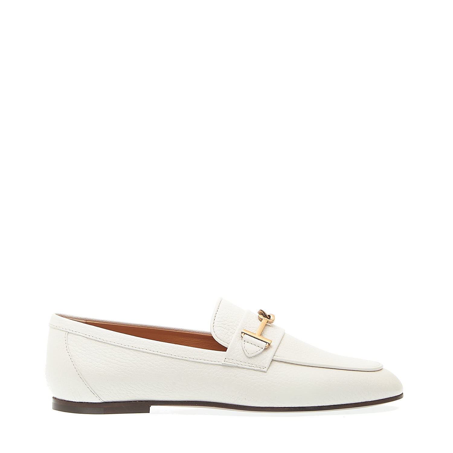 Sorelle Perego mocassino in pelle bianco morsetto Offerta San Valentino