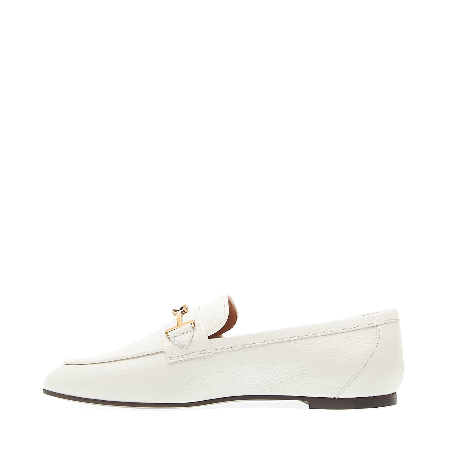 Sorelle Perego mocassino in pelle bianco morsetto Offerta San Valentino