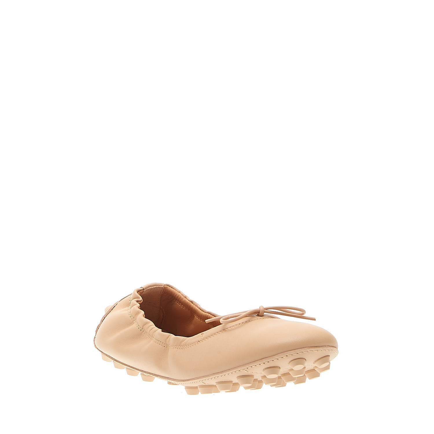 Sorelle Perego ballerina bubble in pelle beige Vendita calda