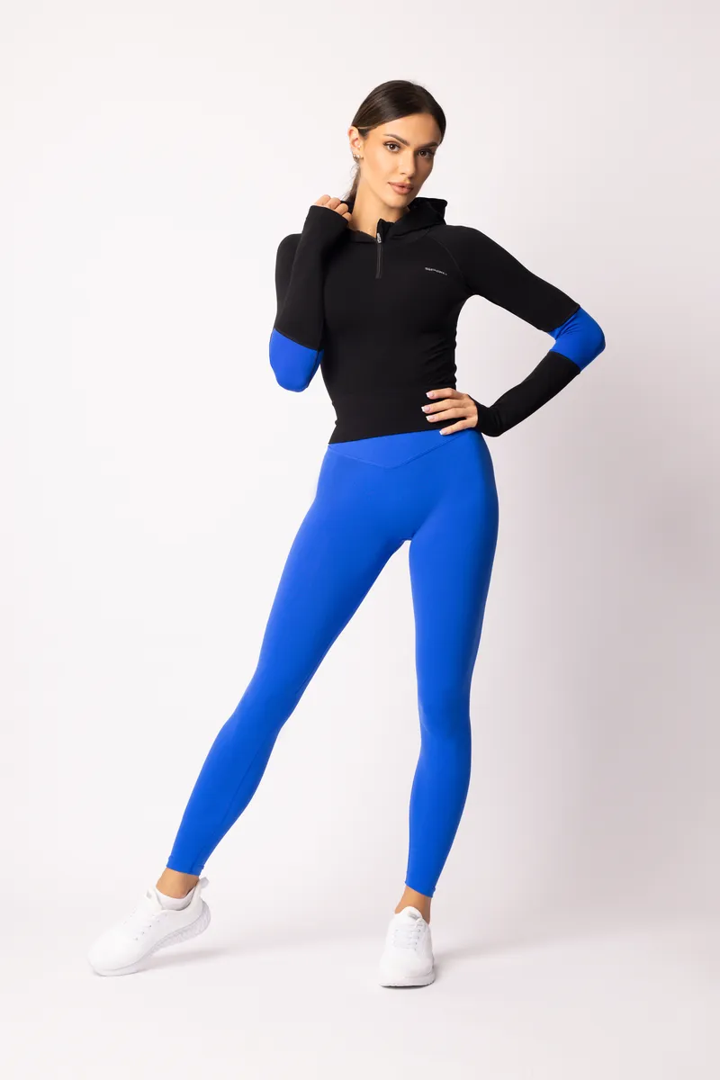 Spaio SPAIO FELPA ADAPT – DOUBLE COLOUR COBALT/BLACK Negozio