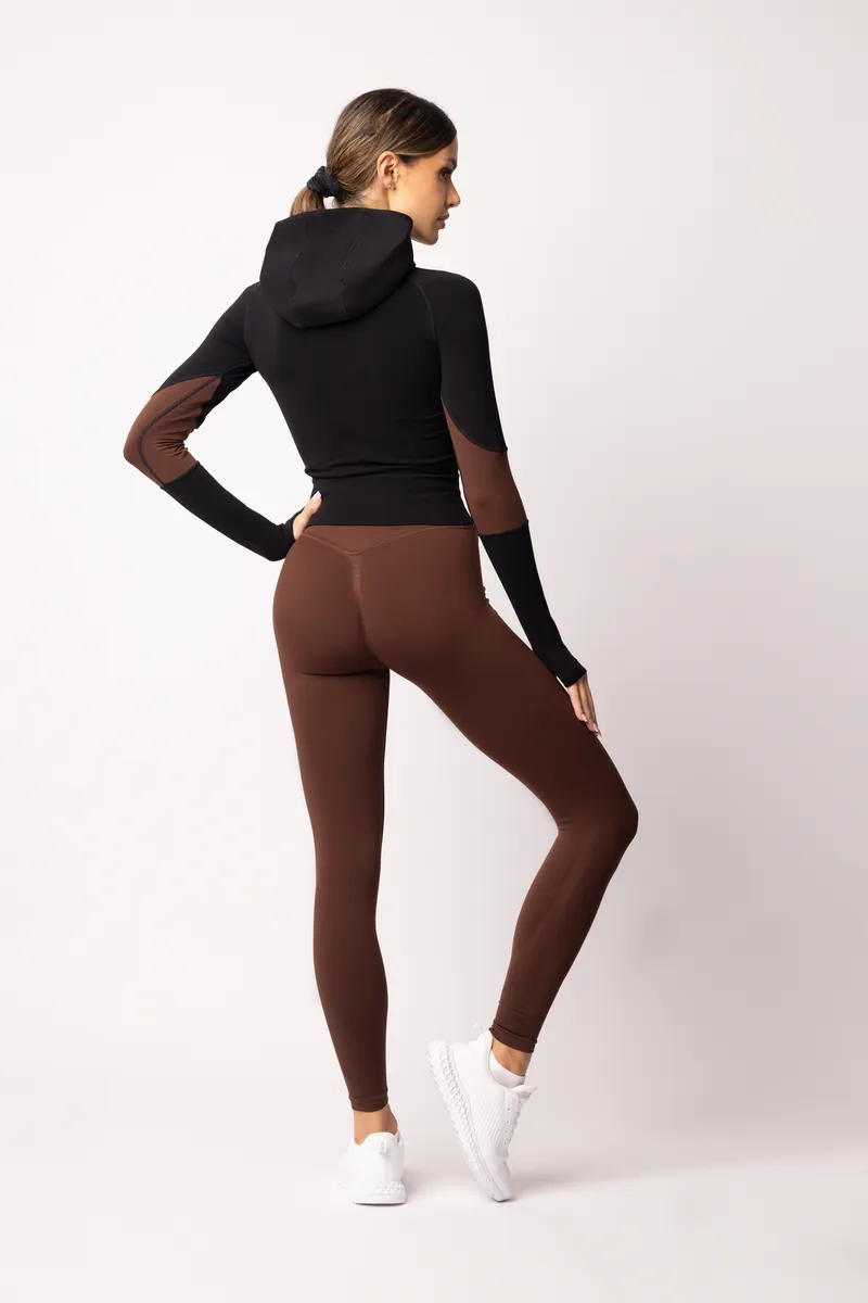 Spaio SPAIO FELPA ADAPT – DOUBLE COLOUR COFFEE/BLACK 2025