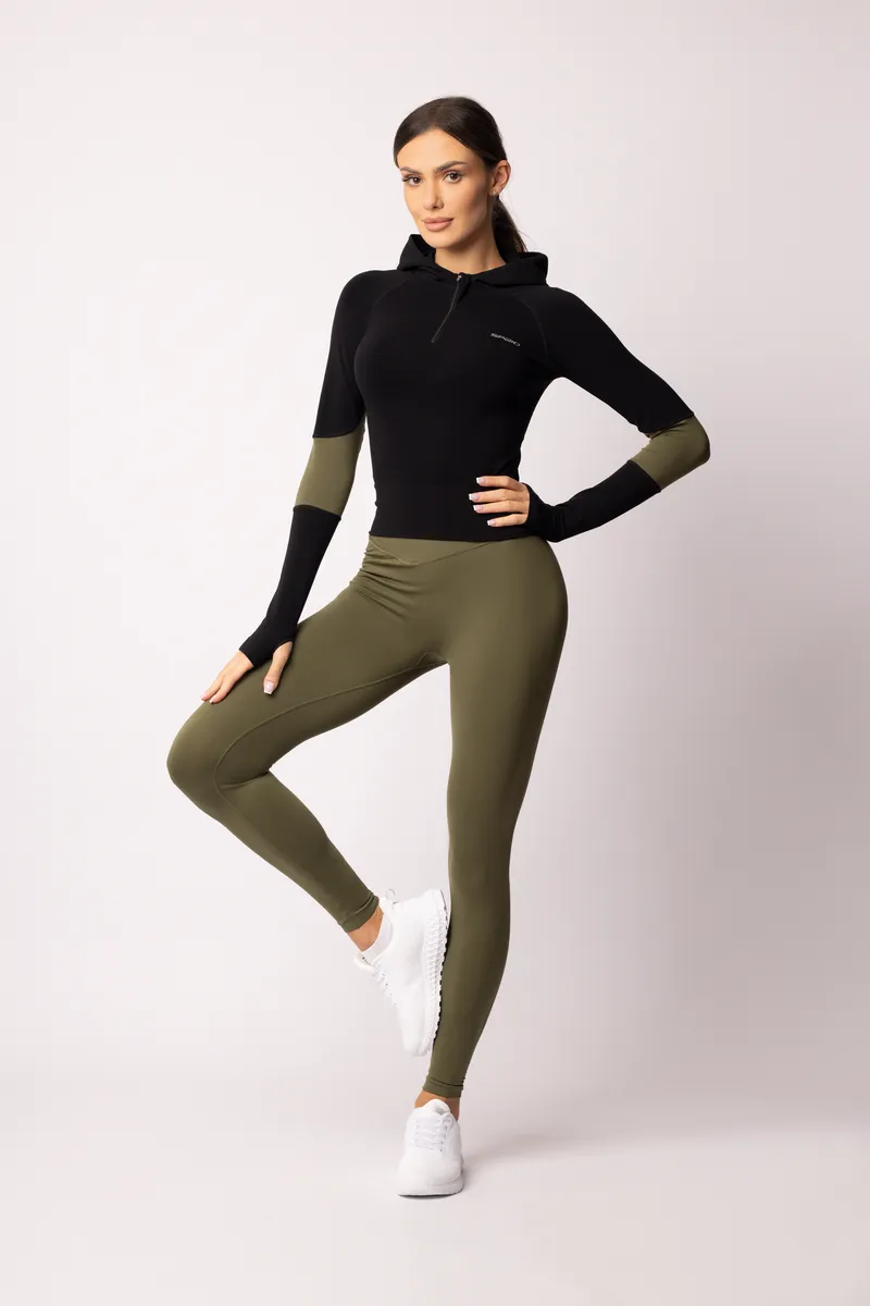 Spaio SPAIO FELPA ADAPT – DOUBLE COLOUR KHAKI/BLACK Italy