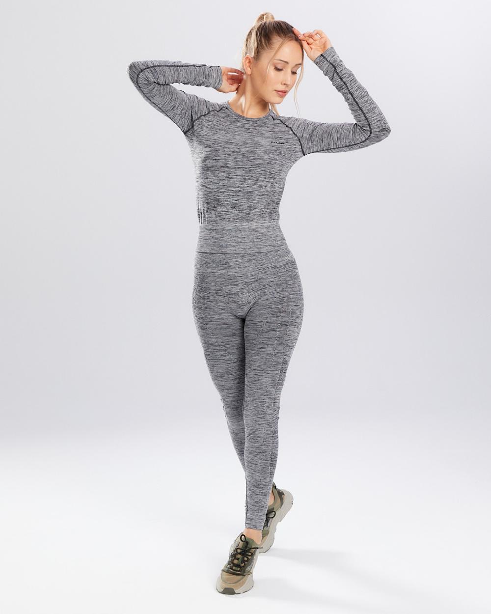 Spaio SPAIO RASHGUARD MELANGE MANICHE LUNGHE GREY Negozi Online