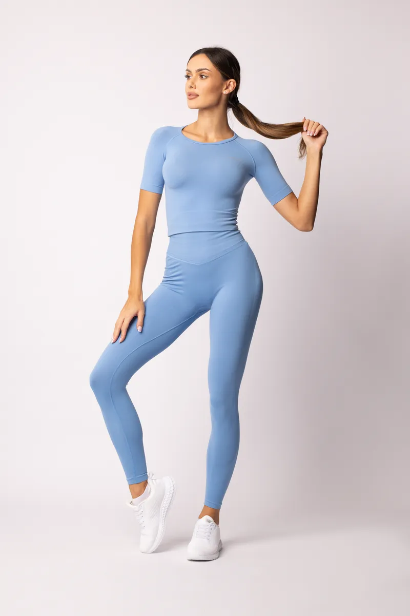 Spaio SPAIO RASHGUARD ADAPT MANICA CORTA LINCHEN BLUE Fino Al -60%