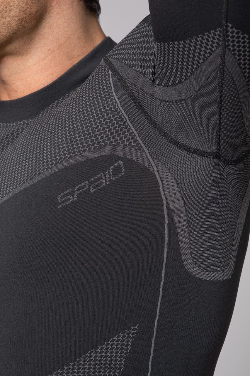 Spaio SPAIO MAGLIETTA TERMOATTIVA CON MANICHE LUNGHE "THERMO-EVO" UOMO GRIGIO/GRIGIO CHIARO Sconto