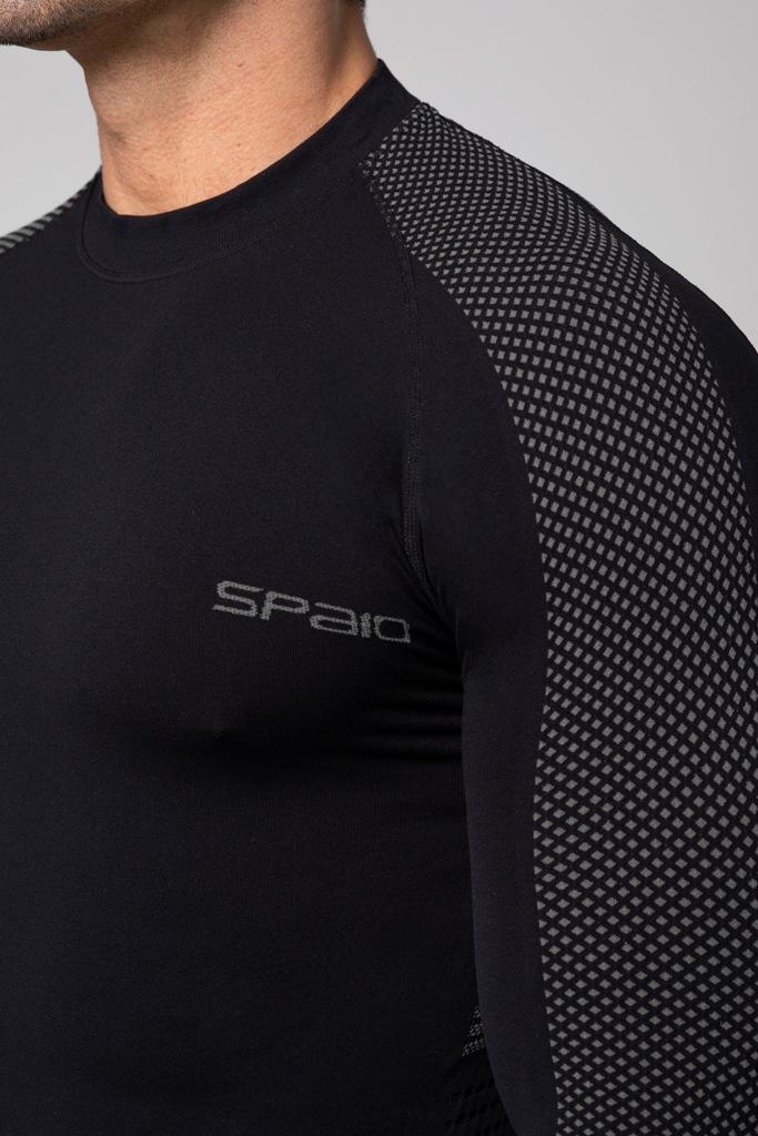 Spaio SPAIO MAGLIA M/L TERMOATTIVA "FIERCE" NERO/GRIGIO Economico