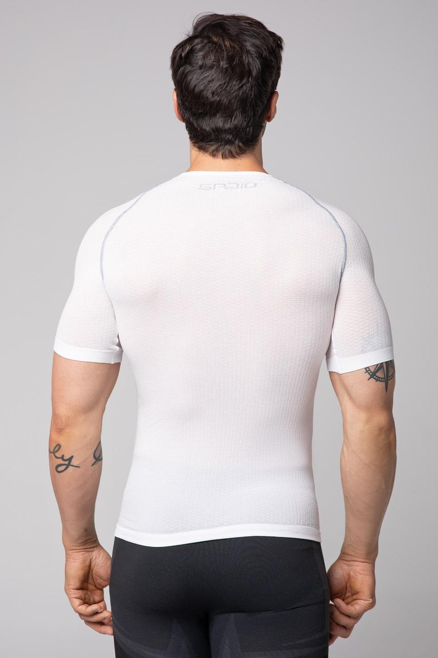 Spaio SPAIO CAMICIA TERMOATTIVA CON MANICHE CORTE BREATH BIANCO Vendita Calda