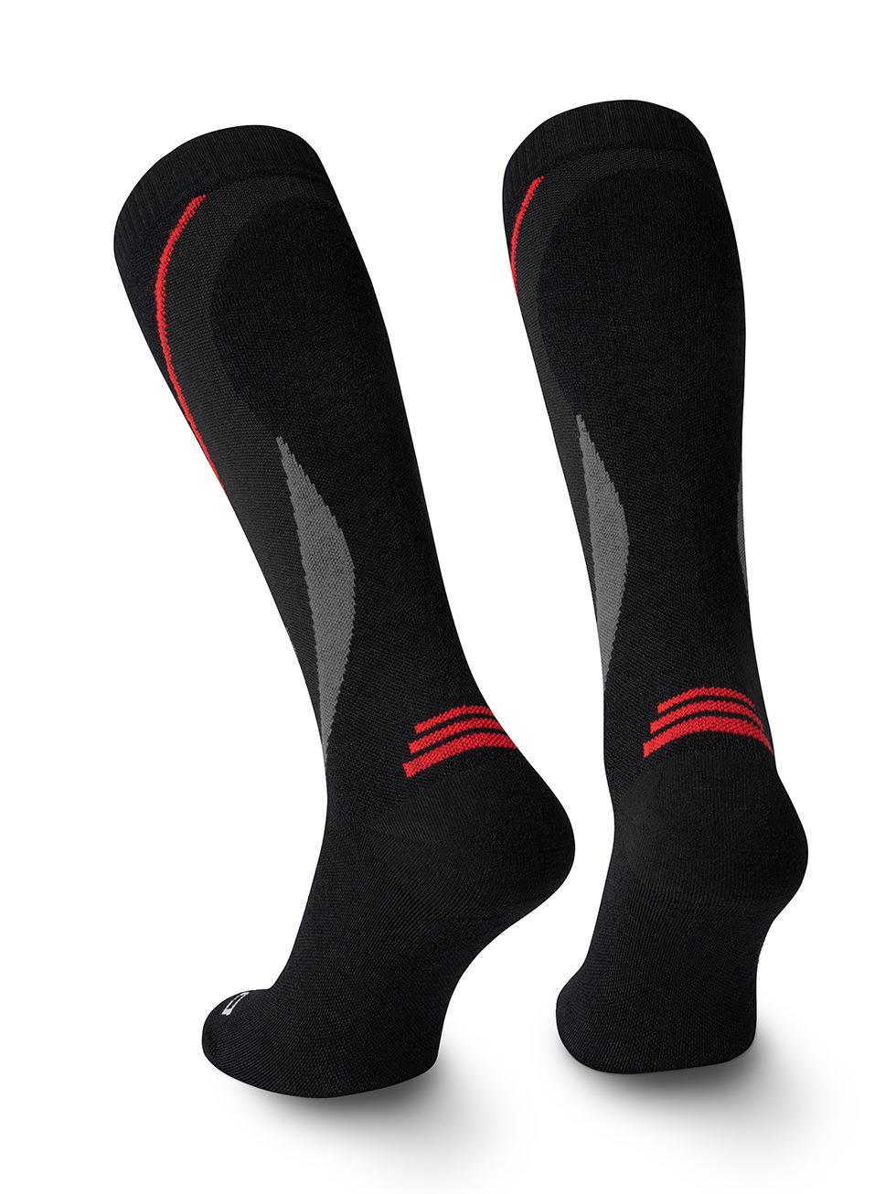 Spaio SPAIO calze da sci compressive THERMO-EVO BLACK/GREY/RED Promozione