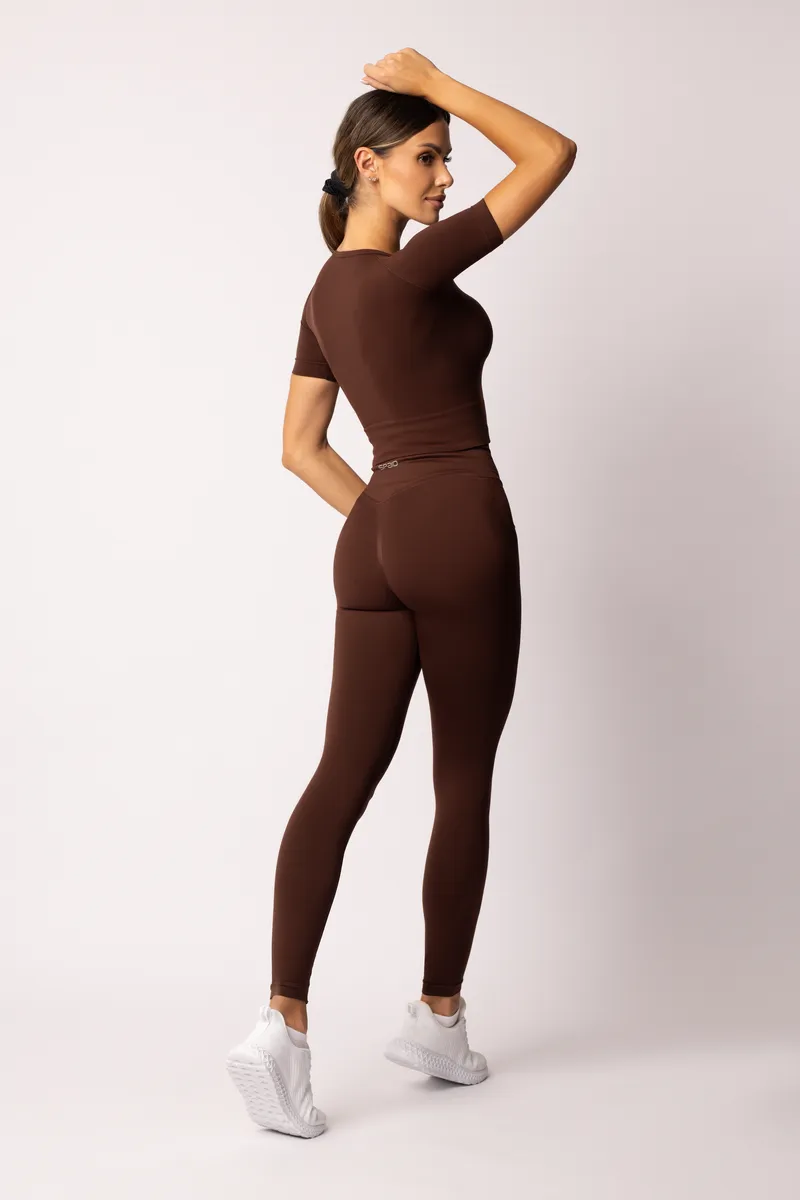 Spaio SPAIO RASHGUARD ADAPT MANICA CORTA COFFEE Sconto