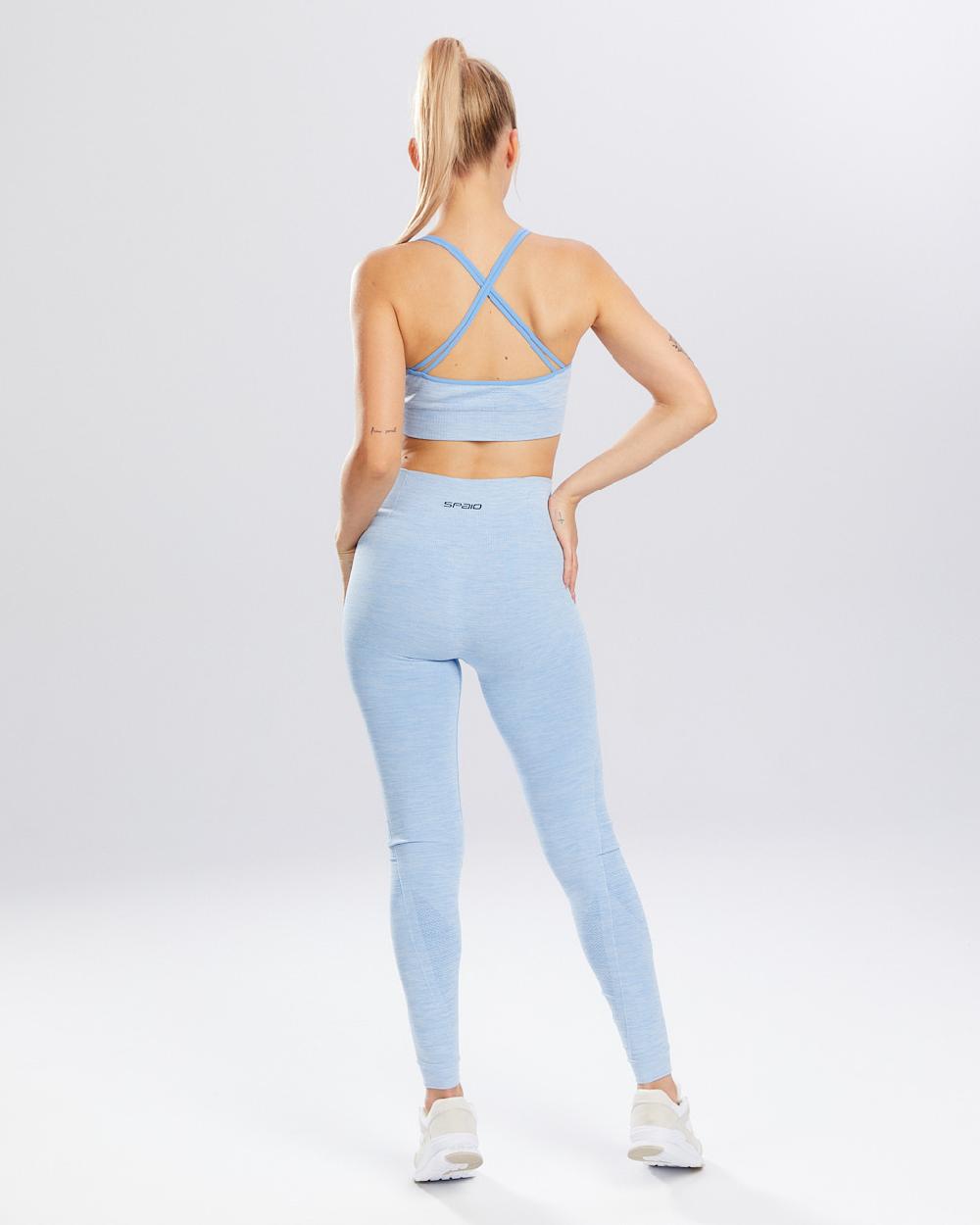 Spaio SPAIO LEGGINSY MELANGE LINCHEN BLUE I Più Venduti