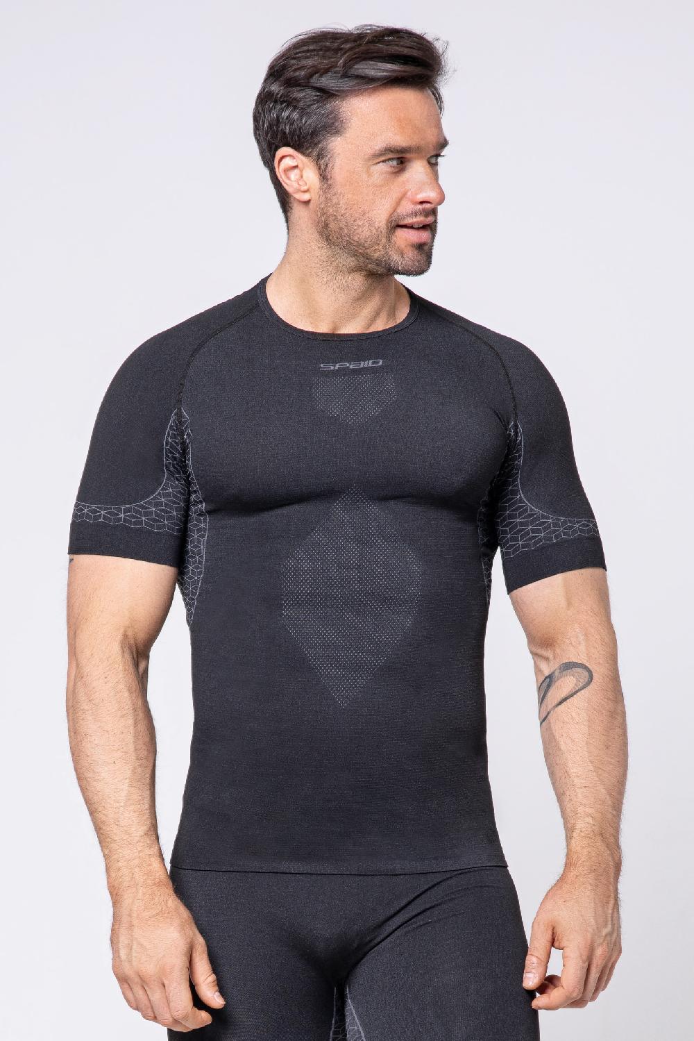 Spaio SPAIO M/C MAGLIA BREEZE UOMO NERO/GRIGIO Italy
