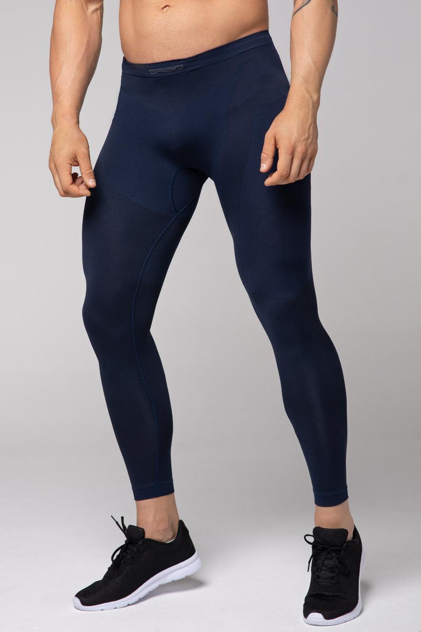 Spaio SPAIO LEGGINS TERMOATTIVI "PLAY" BLUE NIGHT NERO In Linea