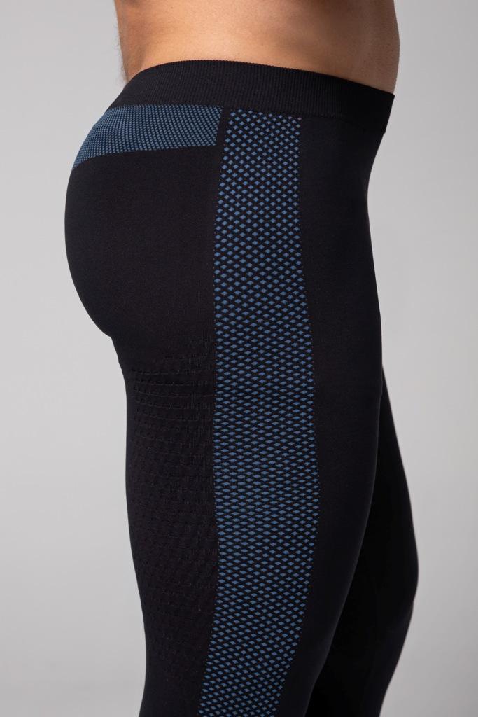 Spaio SPAIO LEGGINGS TERMOATTIVI "FIERCE" NERO/BLU Negozi Online