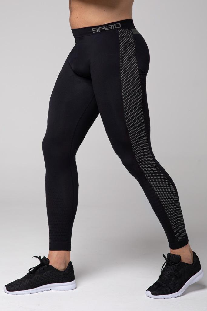 Spaio SPAIO LEGGINGS TERMOATTIVI "FIERCE" NERO/GRIGIO Acquista Ora