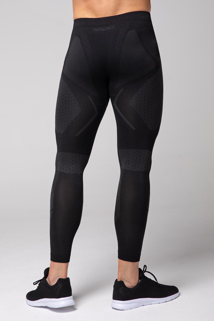 Spaio SPAIO LEGGINS TERMOATTIVI "ADRENALINE" UOMO NERO/GRIGIO Convenienza
