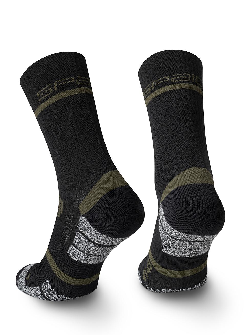 Spaio SPAIO CALZINI DA TREKKING TREKKING SOCKS ALPHA BLACK/KHAKI Sconto