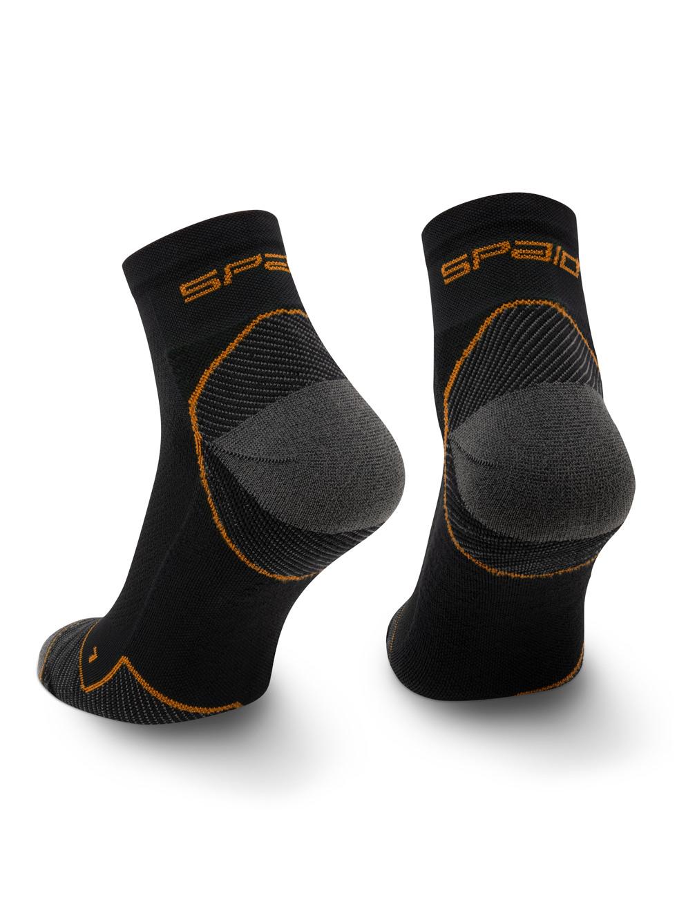 Spaio SPAIO CALZINI DA CORSA RUNNING 03 BLACK/ORANGE Moda