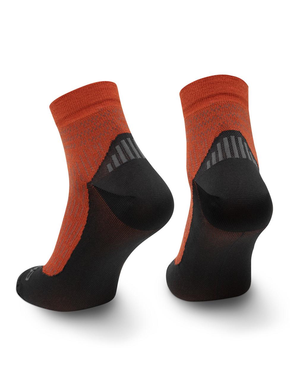 Spaio SPAIO CALZINI DA TREKKING CONFIDENCE BLACK/ ORANGE Sconto di tempo limitato