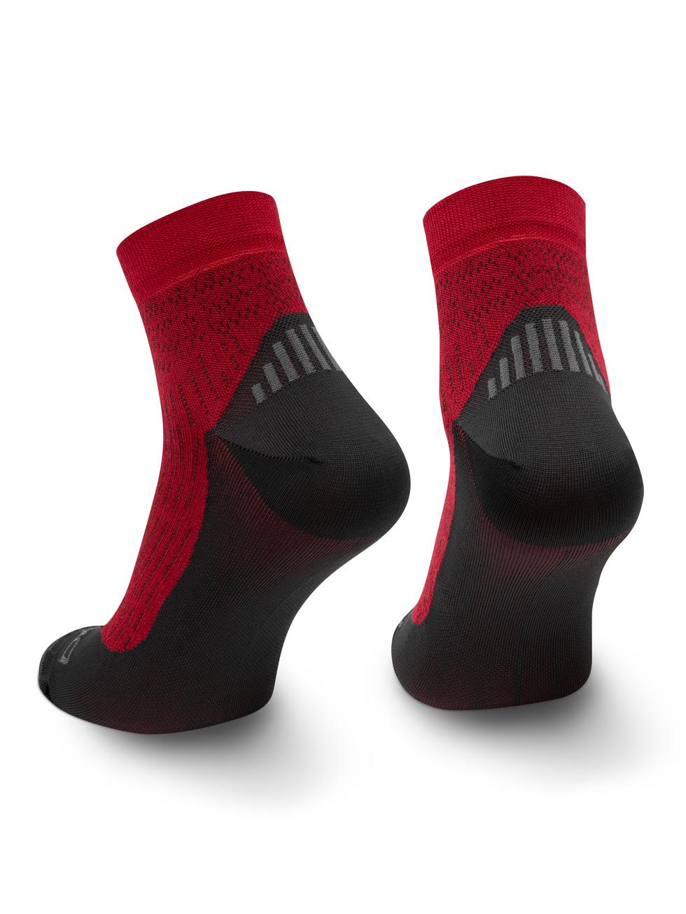 Spaio SPAIO CALZINI DA TREKKING CONFIDENCE BLACK/ BURGUNDY Comprare a buon mercato