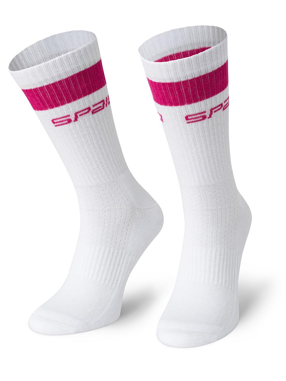 Spaio CALZINI SPAIO FLEX 02 WHITE/VIVA MAGENTA Prezzo basso