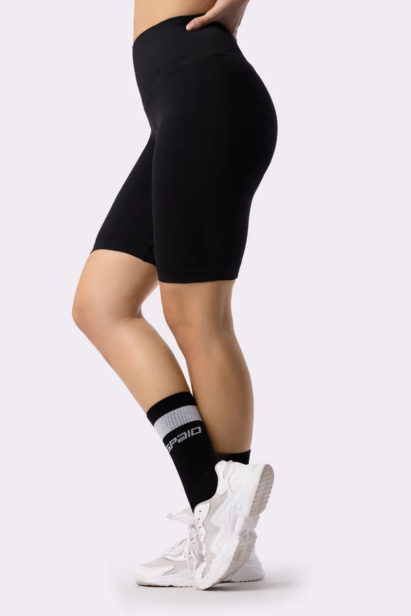 Spaio SPAIO ADAPT BIKER SHORTS BLACK BLACK Consegna Veloce