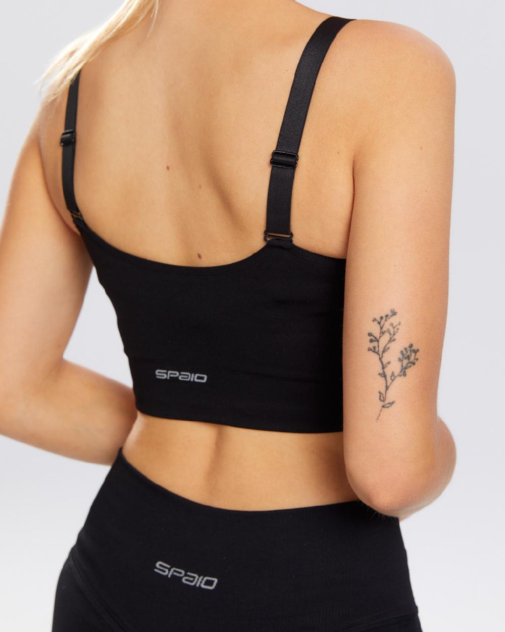 Spaio SPAIO REGGISENO SPORTIVO FLEX BLACK Prezzo Ridotto