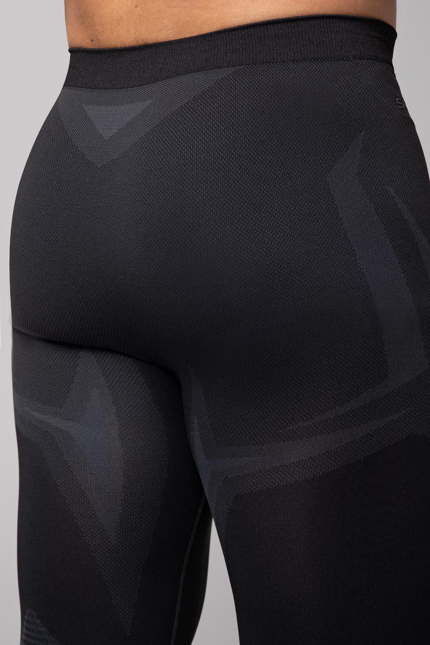 Spaio SPAIO LEGGINGS TERMOATTIVI "CONFIDENCE" NERO/GRIGIO Smaltimento dello stoccaggio