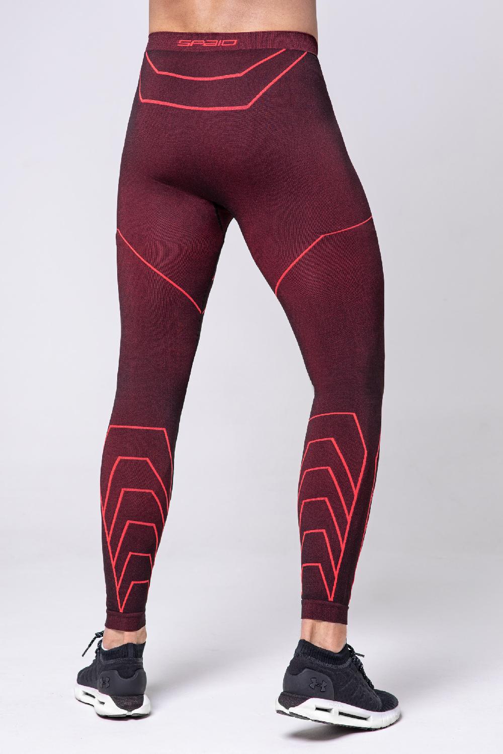 Spaio LEGGINGS DA UOMO RAPID BLACK/RED Nuovi prodotti