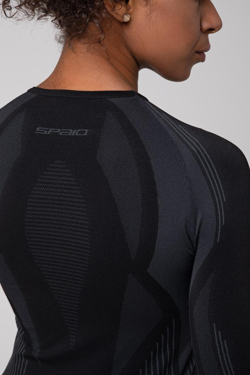 Spaio SPAIO MAGLIA M/L TERMOATTIVA POWERFUL NERO/GRIGIO Enormi risparmi