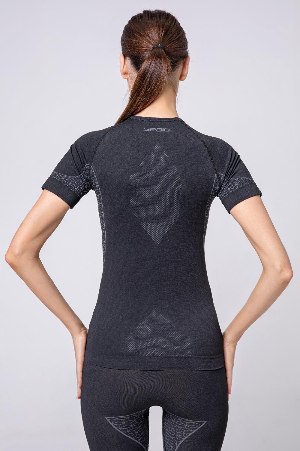 Spaio SPAIO M/C MAGLIA BREEZE DONNA NERO/GRIGIO Sostegno trimestrale