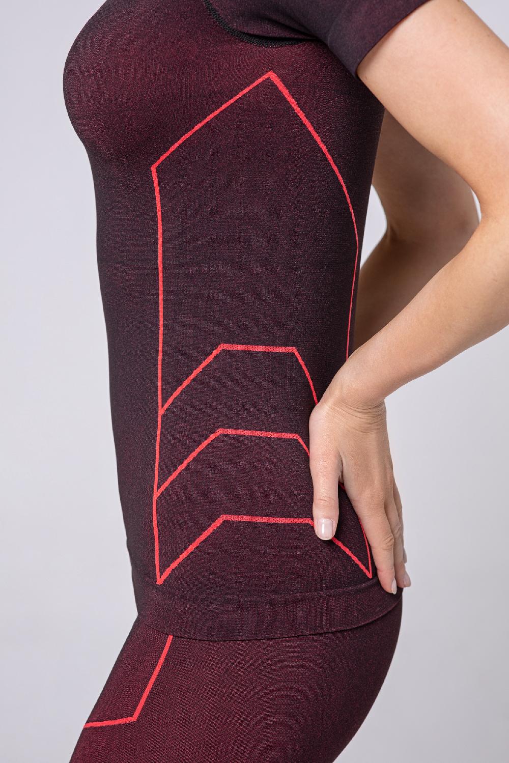 Spaio SPAIO M/C MAGLIA RAPID DONNA NERO/ROSSO In Linea