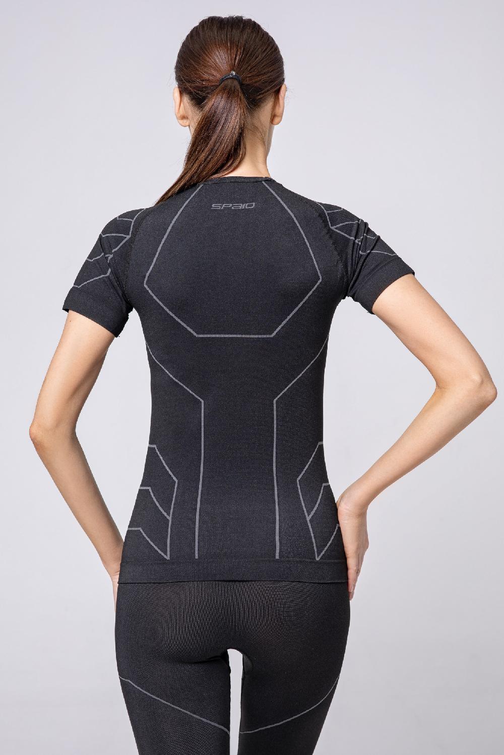 Spaio SPAIO M/C MAGLIA RAPID DONNA NERO/GRIGIO Nuovo
