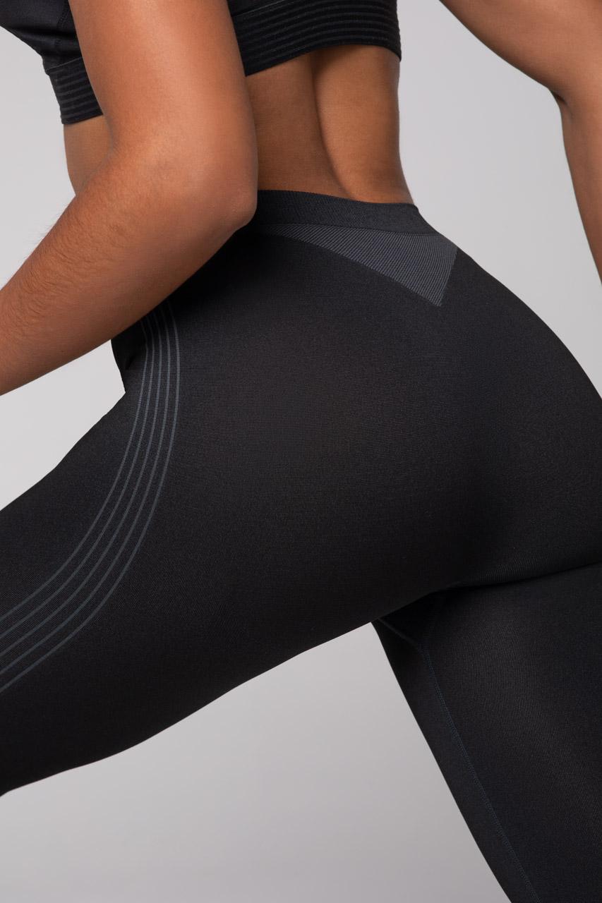 Spaio SPAIO LEGGINGS TERMOATTIVI POWERFUL NERO/GRIGIO Qualità