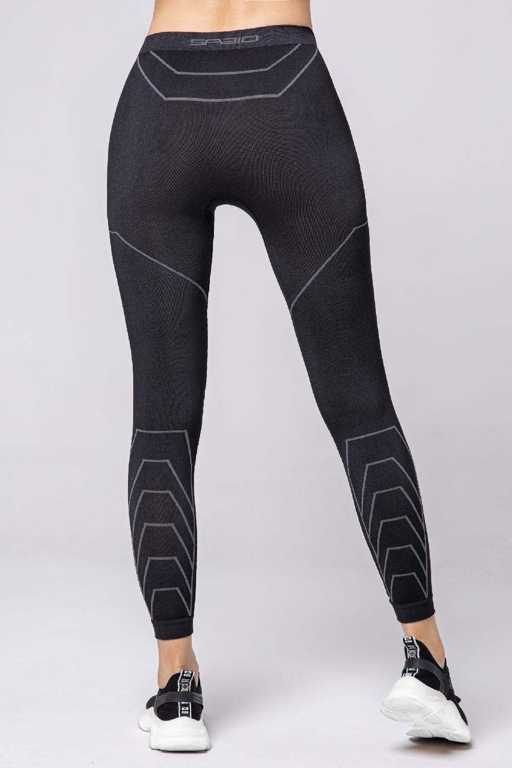 Spaio SPAIO LEGGINS TERMOATTIVI "RAPID" DONNA NERO/GRIGIO Fino Al -60%