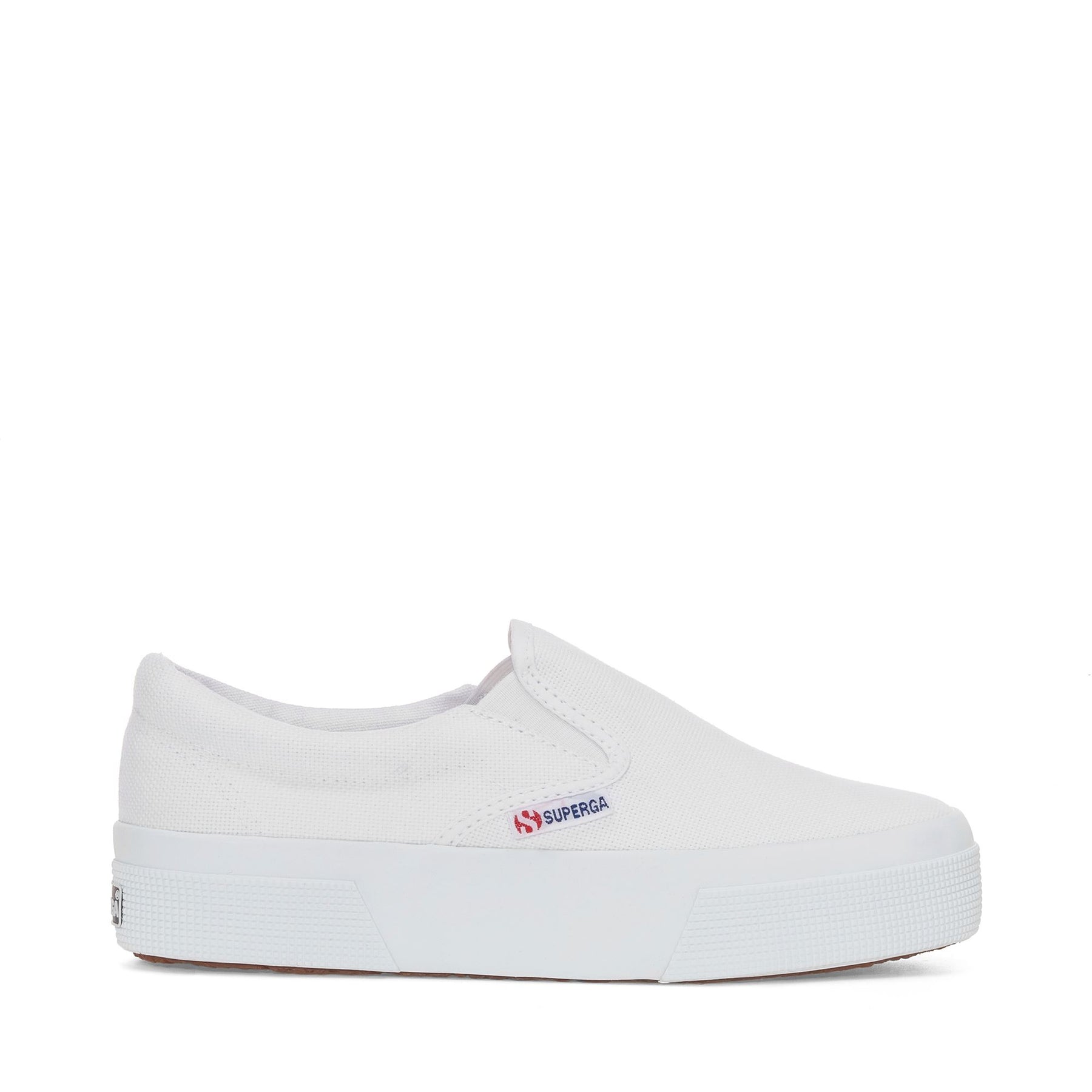 Superga 2740 PLATFORM SLIPONWHITE In Linea