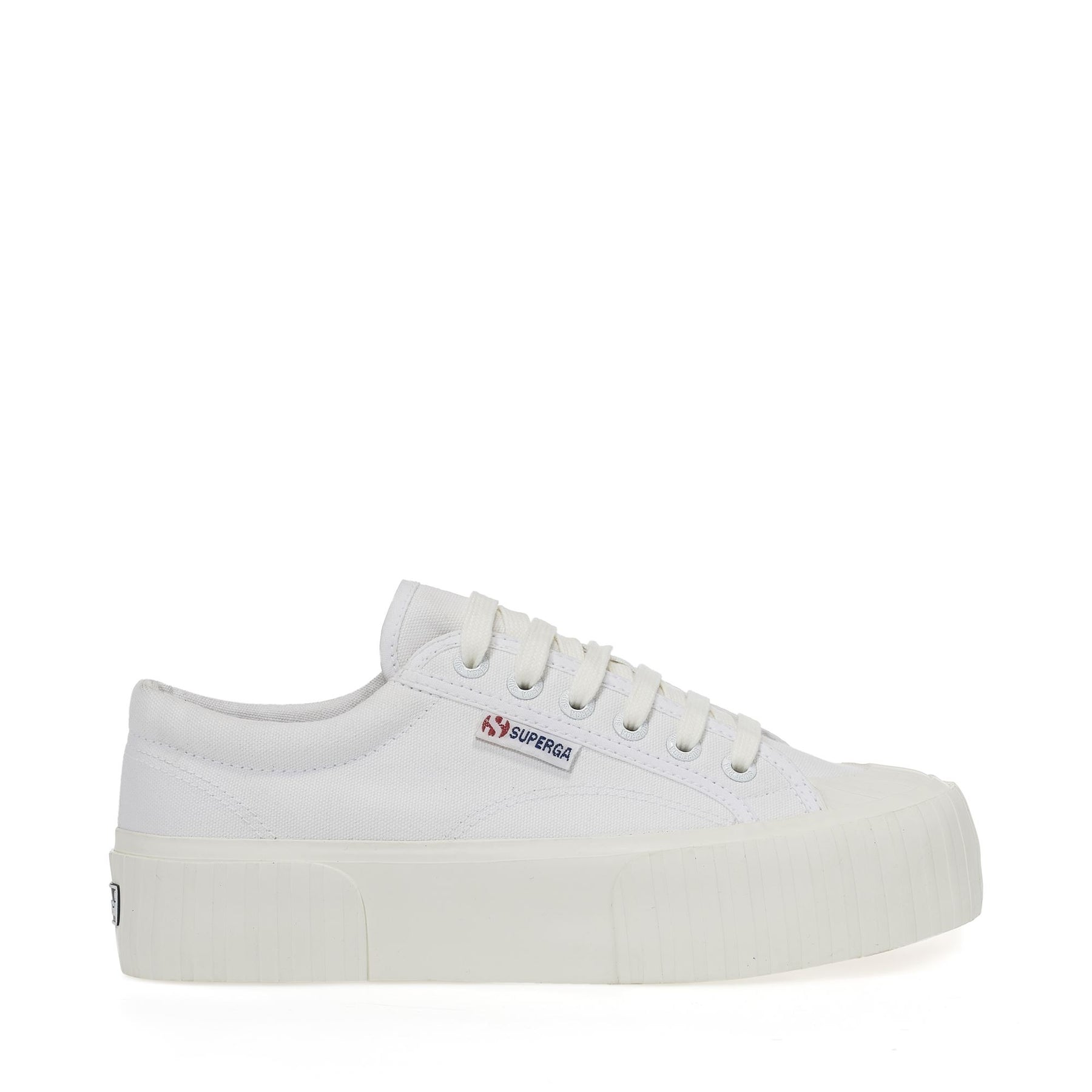Superga 2631 STRIPE PLATFORMWHITE-WHITE AVORIO Affare Del Giorno