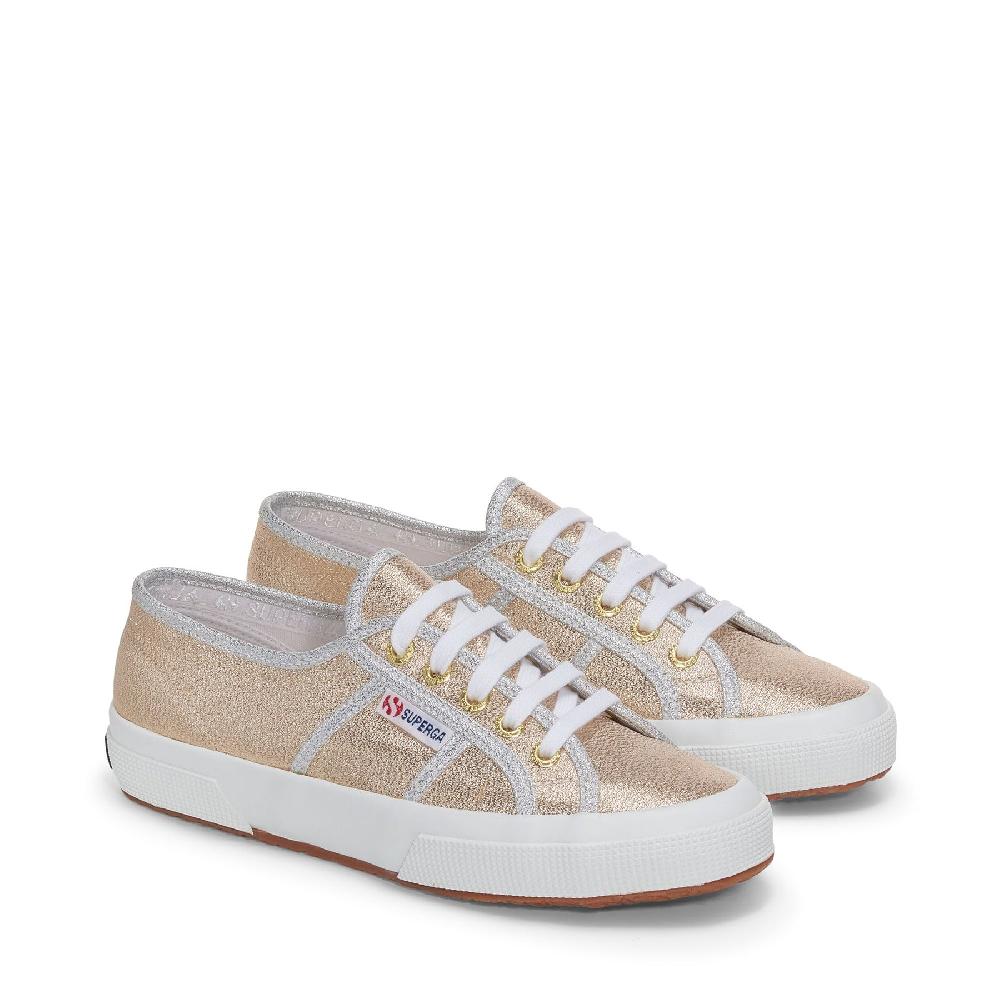 Superga 2750-LAMEWGOLD-GREY SILVER Sottocosto