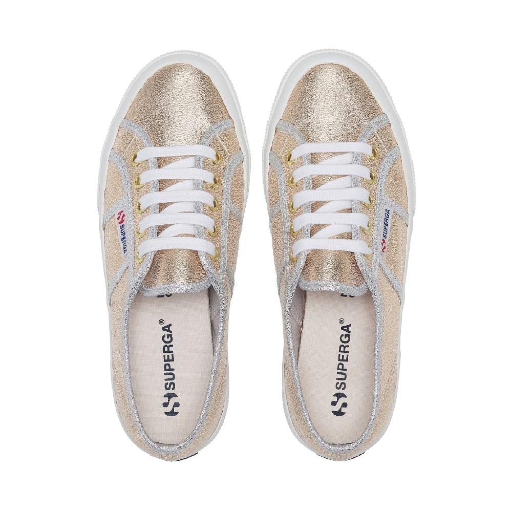 Superga 2750-LAMEWGOLD-GREY SILVER Sottocosto
