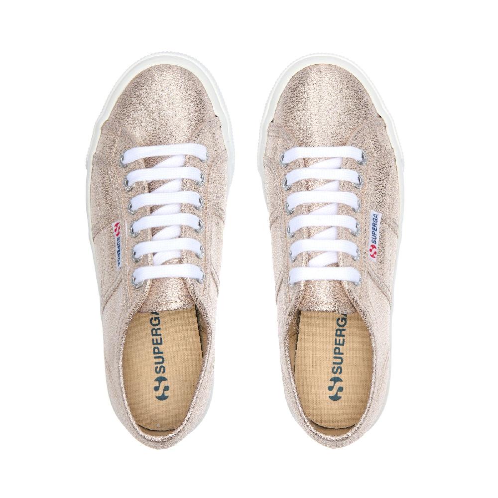 Superga 2790 PLATFORM LAMEPALE GOLD Vendita Calda