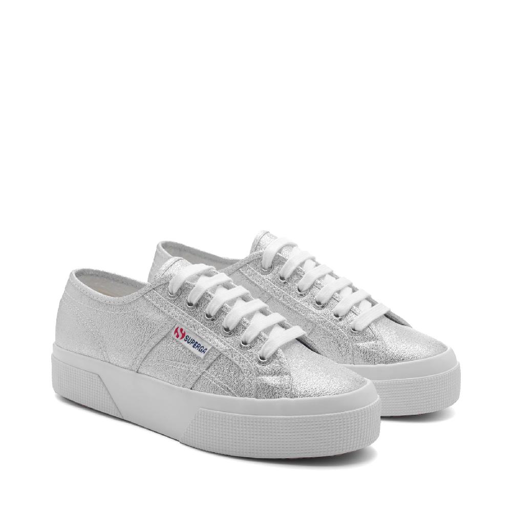 Superga 2740 PLATFORM LAMEGREY SILVER Vendita Economica