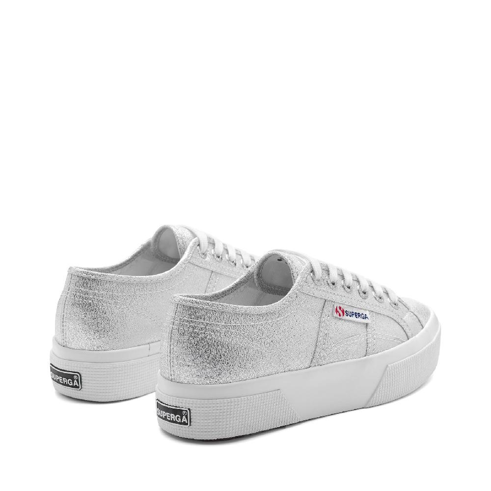 Superga 2740 PLATFORM LAMEGREY SILVER Vendita Economica