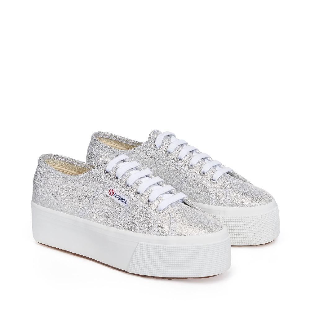 Superga 2790 PLATFORM LAMEGREY SILVER Negozio