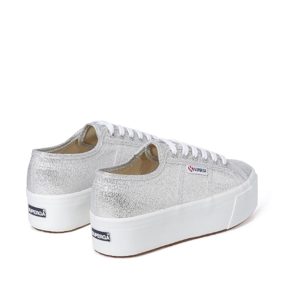 Superga 2790 PLATFORM LAMEGREY SILVER Negozio