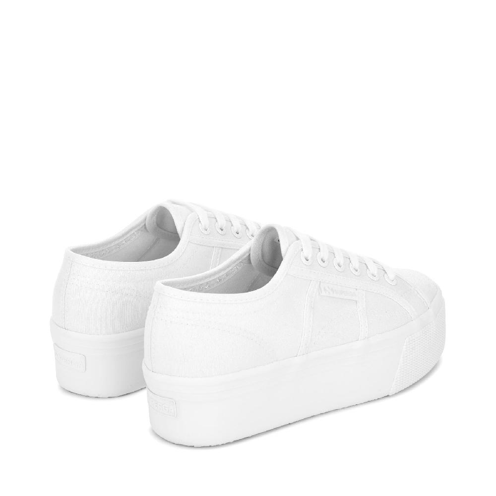 Superga 2790 PLATFORM LAMETOTAL WHITE Moda