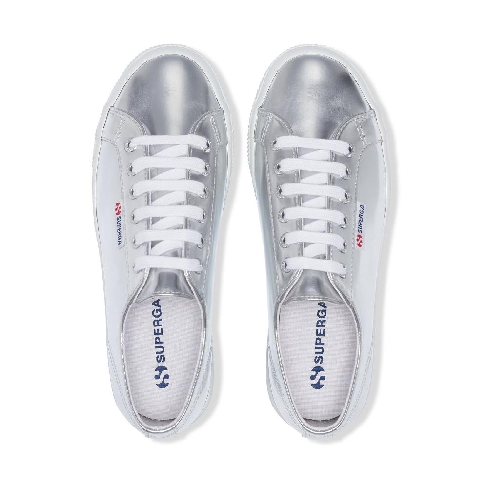 Superga 2790 MIRROR SYNTHETIC MATERIALSILVER In Linea
