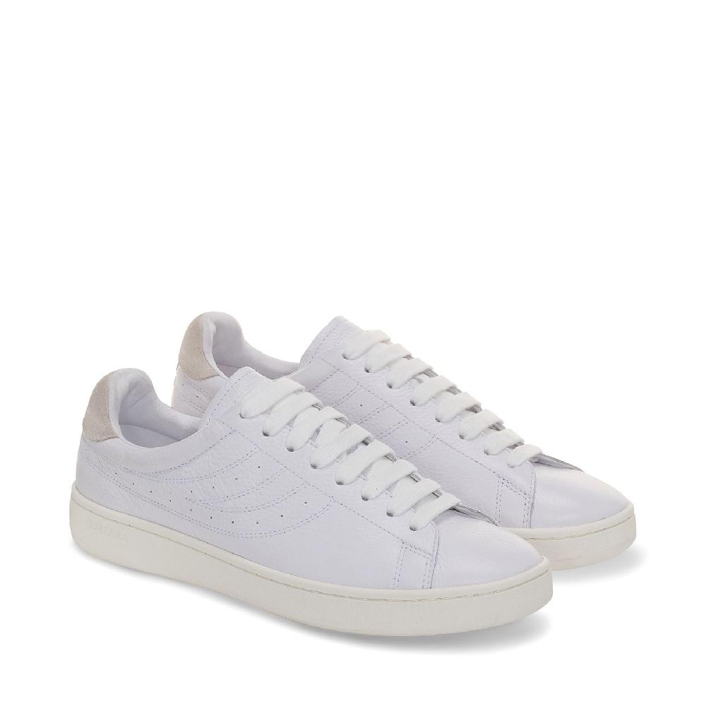 Superga 4833 LENDL MATCHWHITE-WHITE AVORIO Spedizione Gratuita