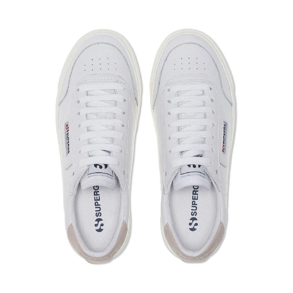 Superga 3843 COURTWHITE-VIOLET HUSHED-FAVORIO Qualità Garantita