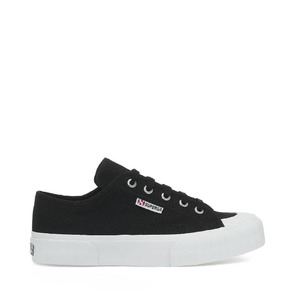 Superga 2630 STRIPEBLACK-FWHITE Promozione Limitata