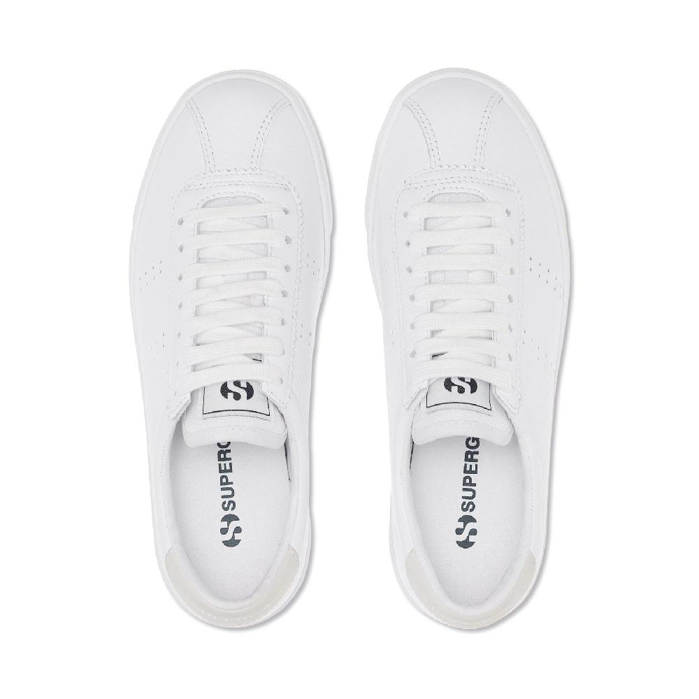 Superga 2843 CLUB S COMFORT LEATHERFULL WHITE Fino Al -60%